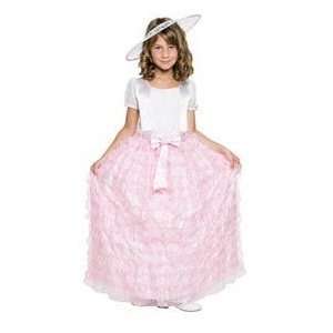  Child Southern Belle Pink Costume Size Large 10 12 Toys 