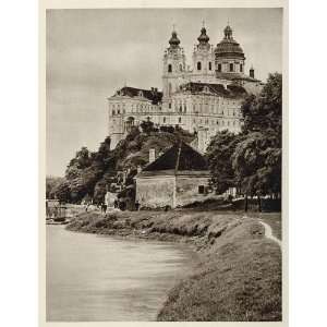  1928 Benedictine Monastery Melk Abbey Stift Austria 