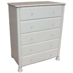  Princess Collection In Pink Chest Of Drawers, 5 Drawer 