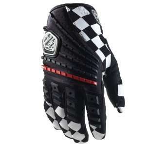  Troy Lee Designs GP Check It Gloves   Medium/White 