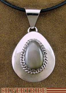 Navajo Jewelry Silver & Australian Queens Agate Pendant  