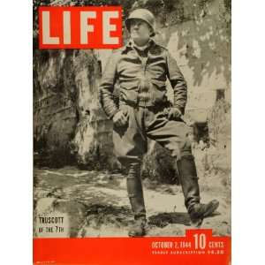  1944 Cover LIFE WWII US 7th Army Lieut General Lucian King 