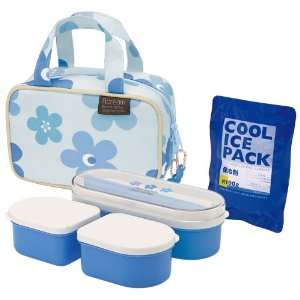 Blue Bento Box and Bag Lunch Set   Made in Japan Kitchen 