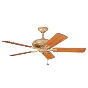Bentzen Collection 52 Wispy Brulee Ceiling Fan with Reversible Cherry 