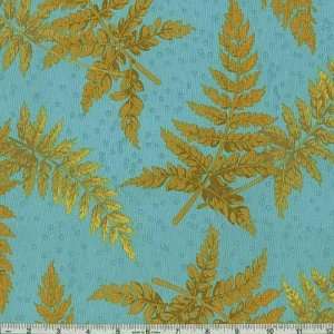   Collection Fern Blue Fabric By The Yard Arts, Crafts & Sewing