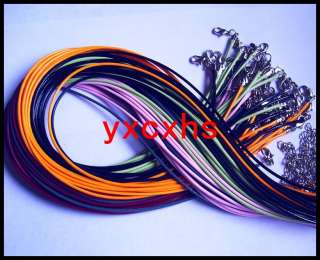 100pcs mixed 5 colours korean wax necklace cords 1.5mm  