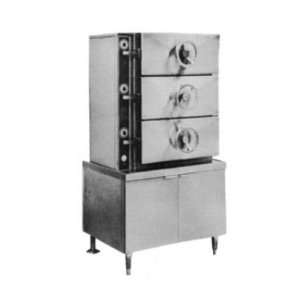   Pressure Type Steamer, 36 in Cabinet, Manual Timer, LP