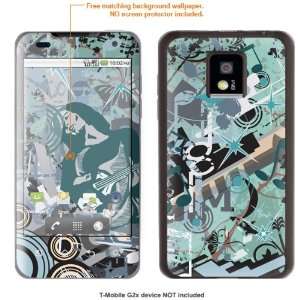   Decal Skin STICKER for T Mobile LG G2x case cover G2X 358 Electronics