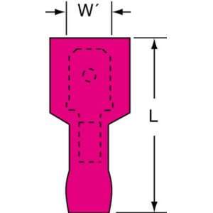 3M(TM) Scotchlok(TM) Fully Nylon Insulated w/Insulation Grip Male 