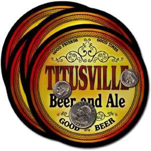  Titusville, FL Beer & Ale Coasters   4pk 