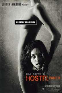 HOSTEL 2 (2007) BANNED HEADLESS 27x40 MOVIE POSTER  