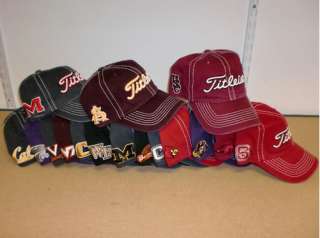 New Titleist Golf Exclusive Collegiate Hat Cap  