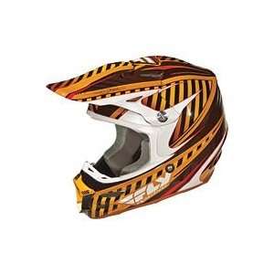 2012 FLY RACING F2 CARBON HELMET   SYSTEMATIC (X SMALL) (CARAMEL/BROWN 