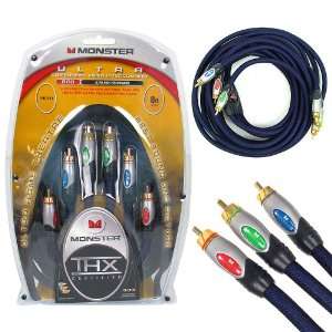   800 24k Plated 8 Ft. Component Video Cable 