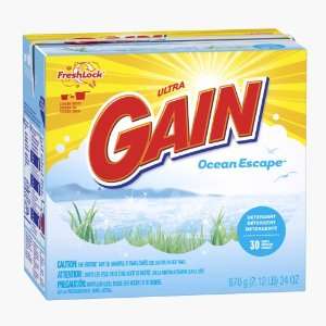Gain Ultra Powder Detergent with Freshlock, Ocean Escape, 30 Loads, 34 