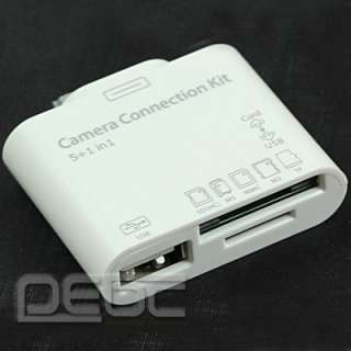  Connection Kit SD TF M2 MMC MS Card Reader Adapter New iPad 3rd  