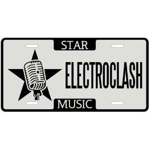   New  I Am A Electroclash Star   License Plate Music