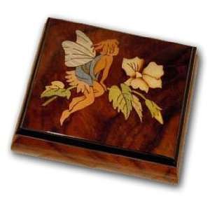  Very Popular, Hand Inlaid Fairy Reuge Music Box 