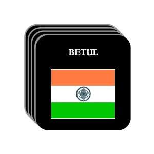  India   BETUL Set of 4 Mini Mousepad Coasters 