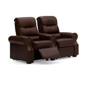   Palliser Leather Straight 2 Seat Home Cinema Recliner