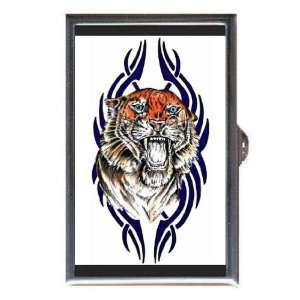 Tiger Tattoo Tribal Art Coin, Mint or Pill Box Made in USA