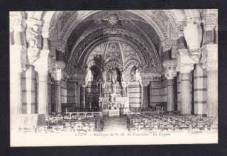 Postales LYON de Basilique. N.D de Fourviere   La Crypte (157) de 