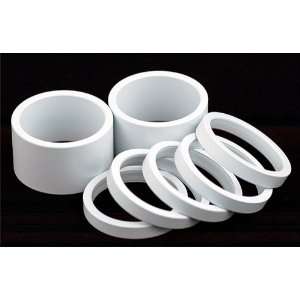  Wheels Manufacturing 1 1/8 Inch Spacer (White/20mm, Bag of 