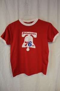Philadelphia 76ers Basketball Retro Logo SS Shirt L  