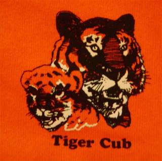 Adult Leader Tiger Cub Sweatshirt Boy Scout Shirt NWT Orange USA 