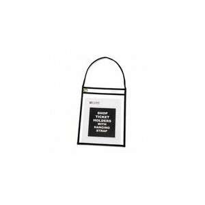   Ticket Holders, 9 x 12, Clear with Black Stitching, 15/Box Office