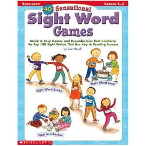  40 Sensational Sight Word Games Toys & Games
