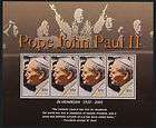 Liberia 10 Dolars 2001 Pope Paul Silver UNC  