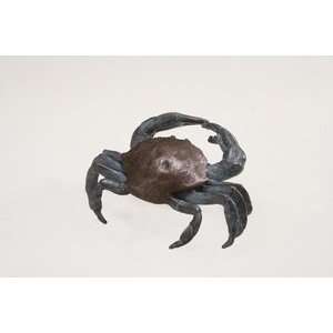  Bronze Dungeness Crab Small Accent Statue