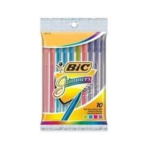  BIC Shimmers Stick Ballpoint Pen   BICWMS101SHASST Office 
