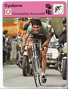 GIAMBATTISTA BARONCHELLI 1978 FRANCE SPORTSCASTER CARD  