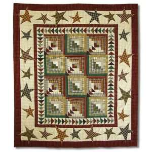  Woodland Star And Geese Throw Blanket