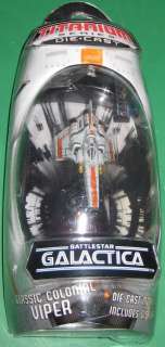 Battlestar Galactica Titanium Classic Viper MOC Hasbro 2006 Die Cast 