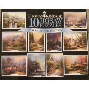  Thomas Kinkade 10 Jigsaw Puzzles Collectors Edition 
