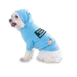 ARE MEAN Hooded (Hoody) T Shirt with pocket for your Dog or Cat LARGE 