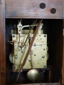   bracket clock westminster chime strike oak cased fully restored search
