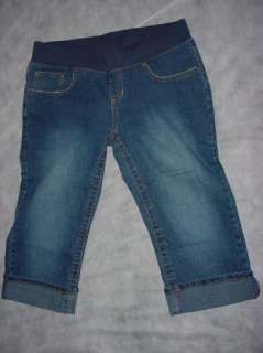 Kika Womens Maternity Capri jeans Size 17/ 34  