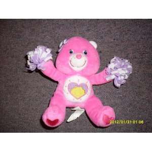   Sitting Shine Bright Care Bear with Bow and Pom Poms 