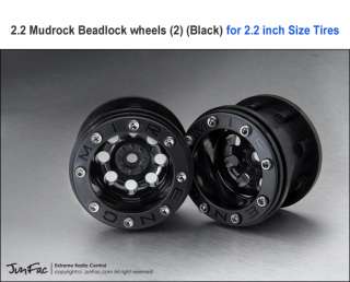 Mudrock Beadlock Black wheel AX10 High Lift Crawler  