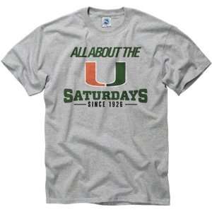   Hurricanes Grey All About The Saturdays T Shirt