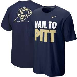  Nike Pittsburgh Panthers My School Local T shirt   Navy 