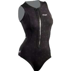  Cressi Thermic Lady Swim Suit   Black/Grey Sports 