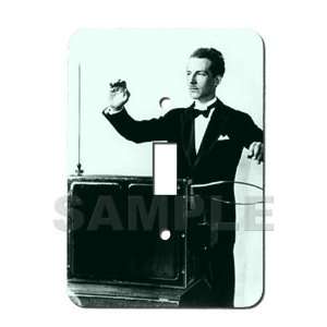  Leon Theremin   Glow in the Dark Light Switch Plate 