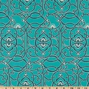  44 Wide Calypso Mythology Fretwork Jade Fabric By The 