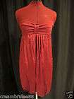   New bebe Sexy Stretchy Tube Strapless Dress In Red Color Size Small