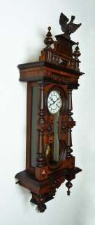Beautiful, Antique, Gustav Becker keyhole wall clock at 1900, great R 